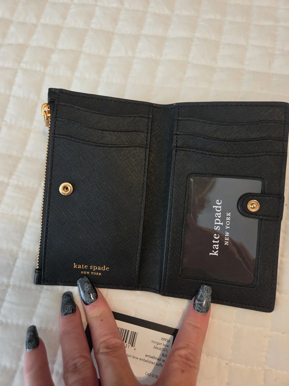 kate spade New York Morgan Bow Bi Fold Wallet